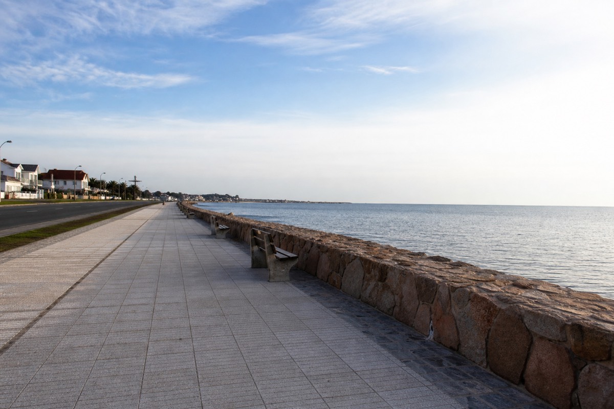 The Punta del Este coast, Uruguay