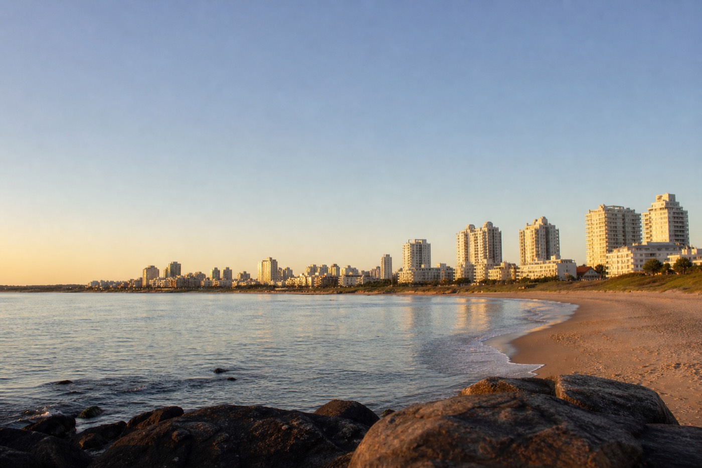 The Punta del Este coast, Uruguay